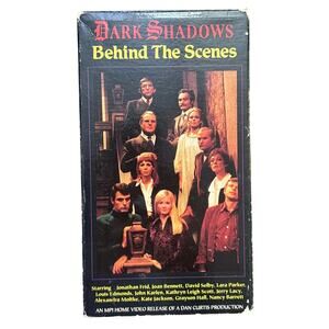 Dark shadows behind the scenes VHS MPI home video 1991 goth retro tv show VTG